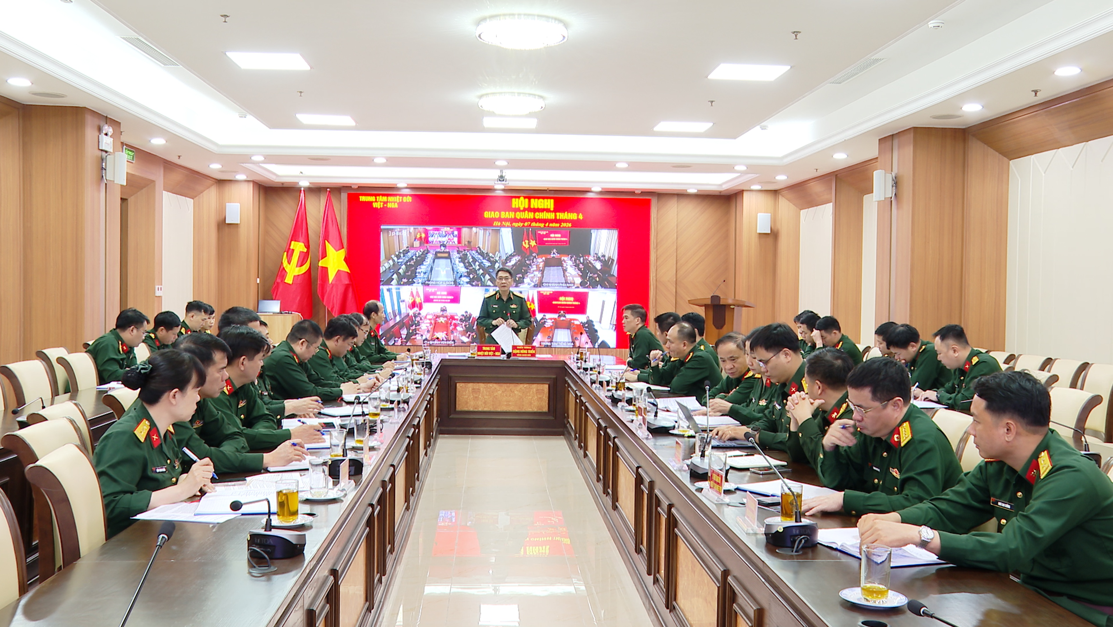 Hội nghị giao ban quân chính Trung tâm Nhiệt đới Việt - Nga tháng 4 năm 2026